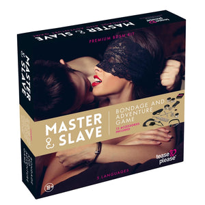 Tease & Please - Juego de sumisión con accesorios BDSM-Leopardo Beige