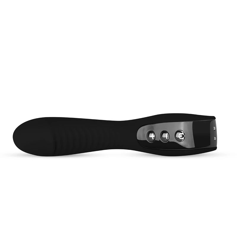 EasyToys - Vibro punto G acanalado-Negro