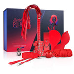 Caja BDSM para principiantes 10 accesorios-Rojo