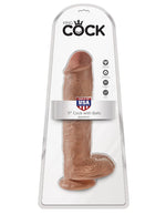 Pipedream-Dildo realista con testículos de 29 cm - Marrón