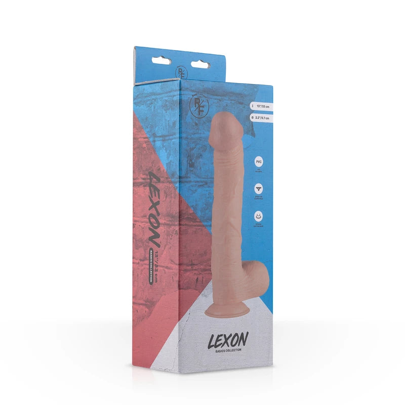 Real Fantasy - Consolador realista "Lexon" 33 cm - Beige