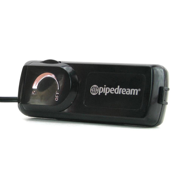 Pipedream-Correa hueca-Beige / Negro