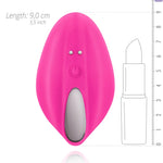Teteras-Mini vibrador de bragas con control remoto - Rosa