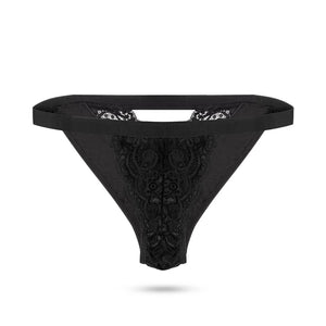 Panty Rebel-Braguitas tanga vibradoras-Negro