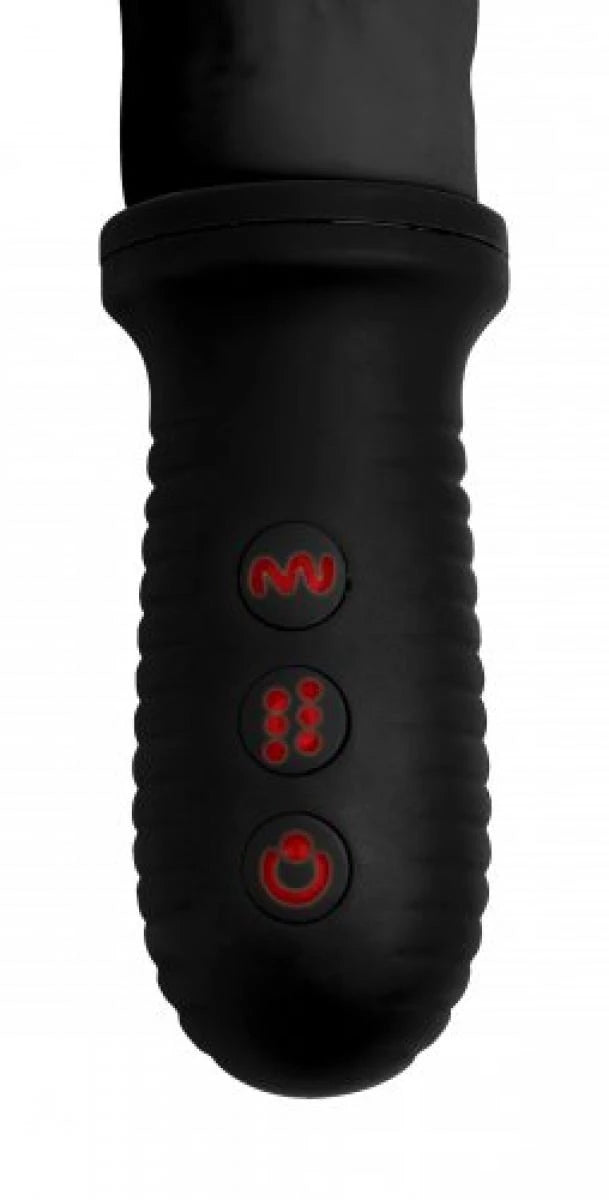 XR Brands - Vibrador push-pull resistente al agua-Negro