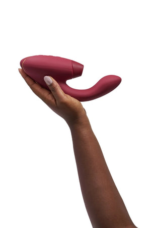 Womanizer DUO 2 - Estimulador de clítoris con aire pulsado-Rojo