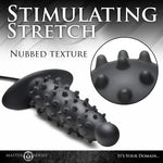 Tapón Anal Inflable Acanalado-Negro