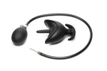 Tapón Anal de Silicona Inflable-Negro