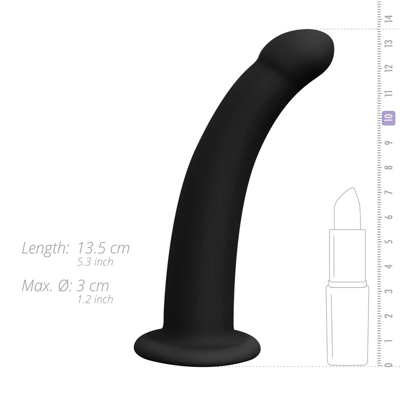 EasyToys-Strapon liso-Negro