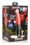 XR Brands - Consolador Eyaculador de silicona Centaur Explosion-Negro / Rojo