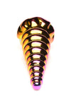 XR Brands - Consolador de vidrio Twilight Rainbow