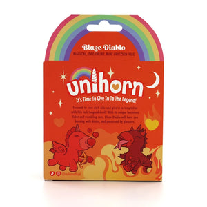 Unihorn-Vibrador Blaze Diablo-Rojo