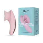Teteras-vibrador clitoriano con lengua-Rosa