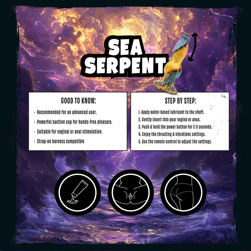 Mythical Mates - Sea Serpent gode vibrant